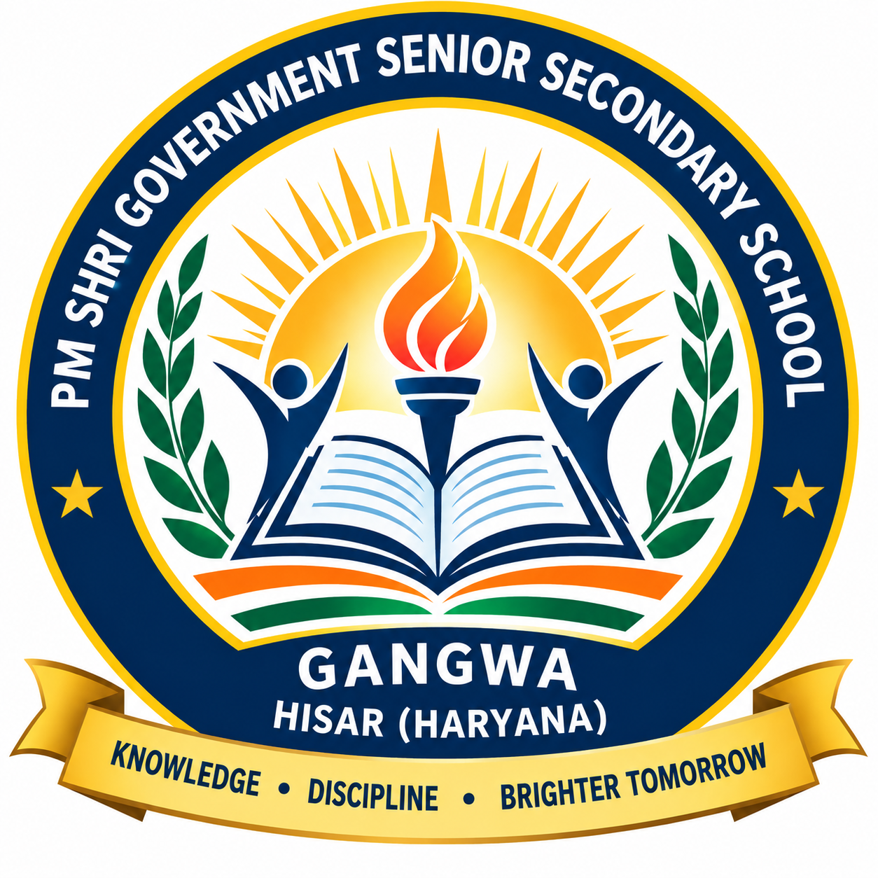 PM SHRI GSSS Gangwa Logo